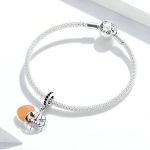 Ezüst charm (925), sütőtök