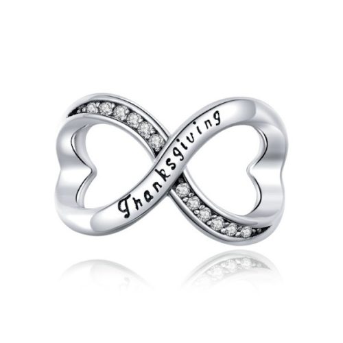 Ezüst charm (925), végtelen