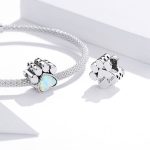 Ezüst charm (925), kutyamancs