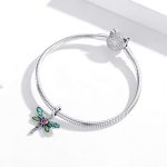 Ezüst charm (925), szitakötő