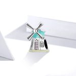 Ezüst charm (925), szélmalom