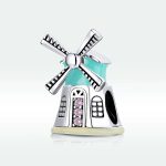 Ezüst charm (925), szélmalom