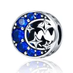 Ezüst charm, éjszakai égbolt