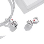 Ezüst charm (925), szülinapi torta