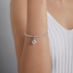 Ezüst charm (925), szülinapi torta