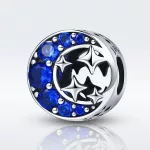 Ezüst charm, éjszakai égbolt