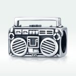 Ezüst charm (925), táskarádió