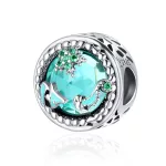 Ezüst charm, csillagos égbolt
