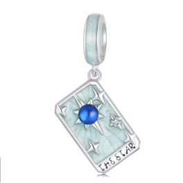 Ezüst charm, tarot kártya, A csillag