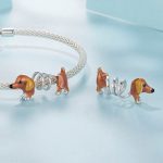 Ezüst charm (925), tacskó