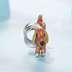 Ezüst charm (925), tacskó