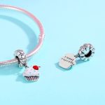 Ezüst charm (925), muffin