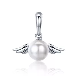 Ezüst charm (925), angyal