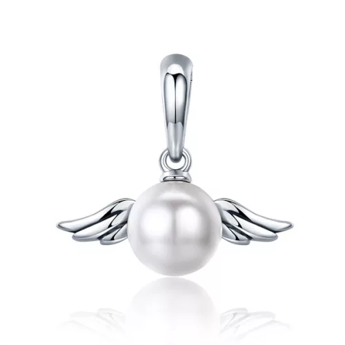 Ezüst charm (925), angyal