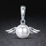 Ezüst charm (925), angyal