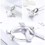 Ezüst charm (925), angyal