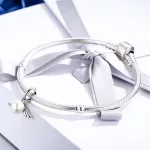 Ezüst charm (925), angyal