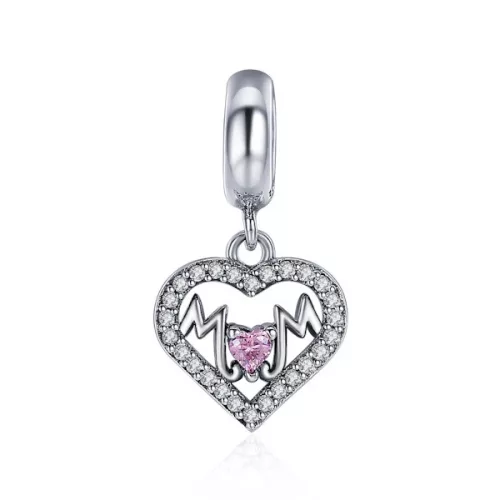 Ezüst charm (925), édesanya
