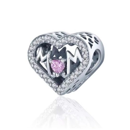 Ezüst charm (925), édesanya