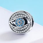 Ezüst charm (925), titokzatos szem