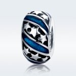 Ezüst charm, gyöngy