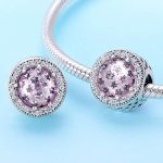 Ezüst charm csillagokkal