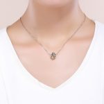 Ezüst charm, méhecske