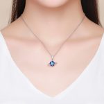 Ezüst charm, csillagos ég