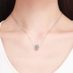 Ezüst charm (925), gyöngy lóherével