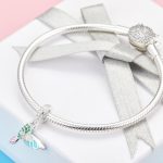 Ezüst charm (925), jégmadár