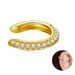 Ezüst fülklipsz aranyszínben