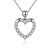 Ezüst nyaklánc szívmedállal