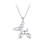 Ezüst női nyaklánc uszkármedállal