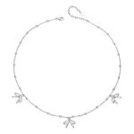 Ezüst nyaklánc masnikkal