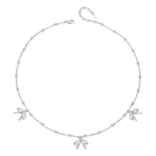 Ezüst nyaklánc masnikkal