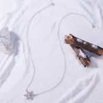 Ezüst nyaklánc hópihemedállal