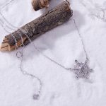 Ezüst nyaklánc hópihemedállal