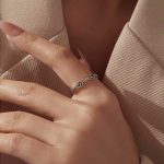 Ezüstgyűrű vintage stílusban, 7-es méret