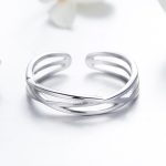 Ezüstgyűrű, geometrikus