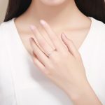 Ezüstgyűrű szívvel, nyitott