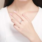 Ezüstgyűrű a végtelen jelével, 8-as méret