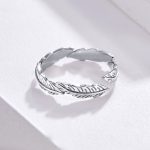 Ezüstgyűrű, madártoll