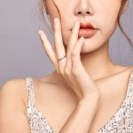 Ezüstgyűrű indamintával, 7-es méret