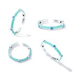 Ezüst női gyűrű türkizzel