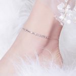 Ezüst bokalánc gyöngyökkel