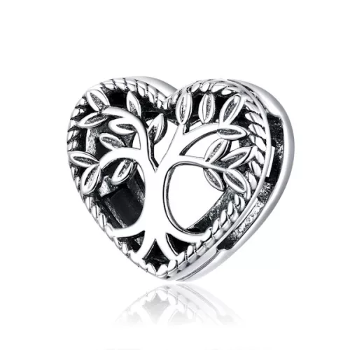 Ezüst charm, életfa