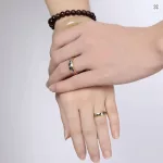 Unisex snubný prsteň, volfrám, čierny, 11