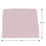 Strieborná čistiaca handrička, ružová