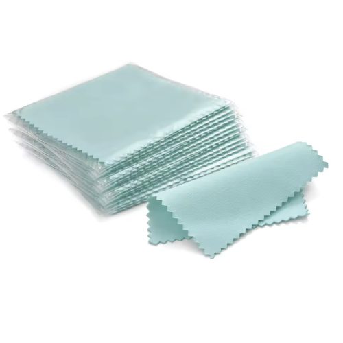 Strieborná čistiaca handrička, ružová