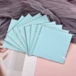 Strieborná čistiaca handrička, ružová